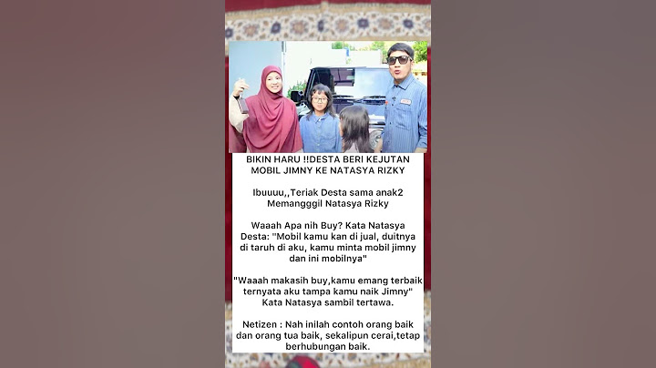 Kejutan Haru Desta untuk Natasya Rizky! Mobil Jimny Jadi Bukti Cinta• Tagar: #Desta #NatsyaRizky