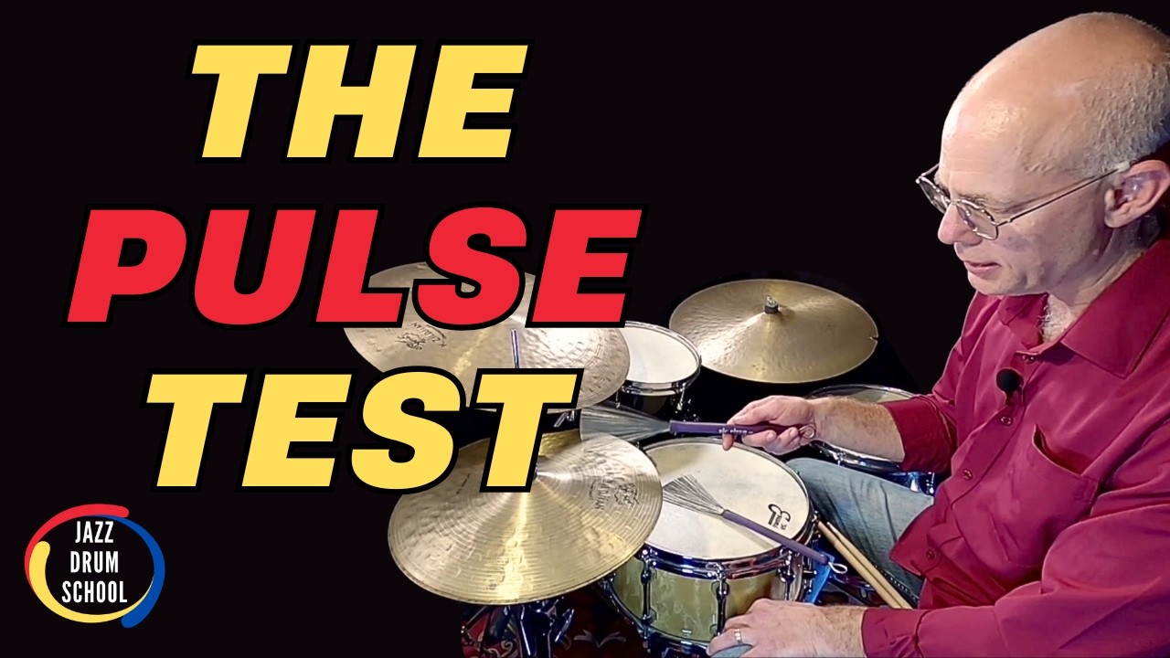 Упражнение на развитие чувства ритма джазовых барабанов (пульсовый тест)