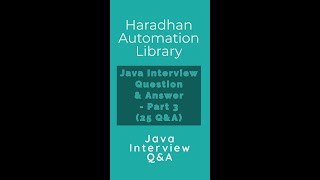 Java Interview Question & Answer - Part 3 (Set of 25 Q&A from OOPS Concept)