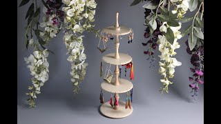 Making a Wooden Earring Tower