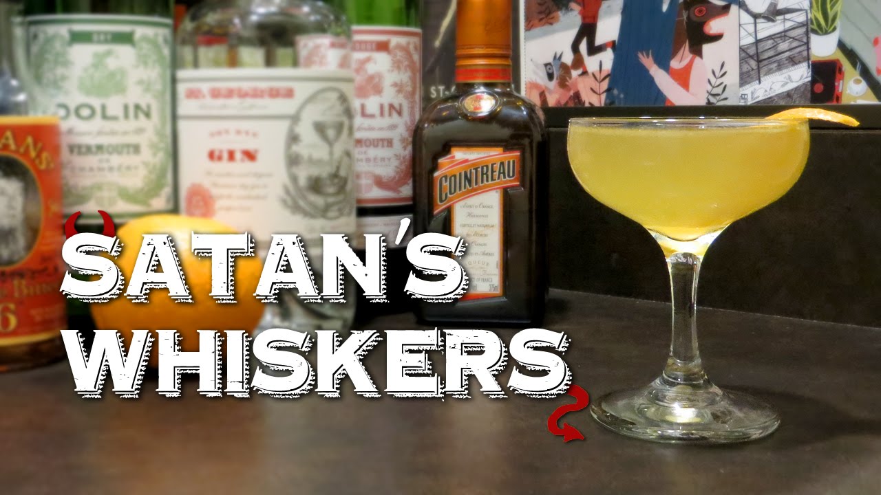 Satan's Whiskers - The Classic Gin, Vermouth, Orange Cocktail, Perfect for Halloween