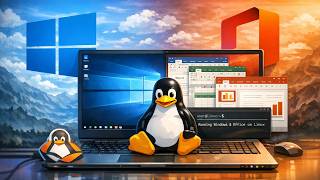 Windows + Office no Linux 🐧💎 Winboat ou Virtualbox Seamless?
