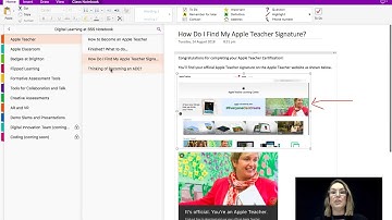 Using our Digital Learning OneNote