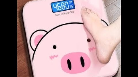Cân điện tử heo hồng