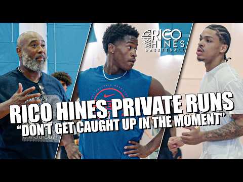 Rico Hines Private Runs Featuring VJ Edgecombe, Darius Acuff, Nique Clifford, Labaron Philon & MORE