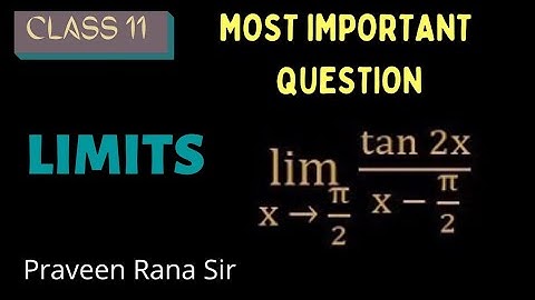 Class 11 important Question | Limits Ncert Ex 13.1, Q22 |