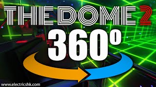 THE DOME 2 - Rectangular Wireframe Tunnel VR 360