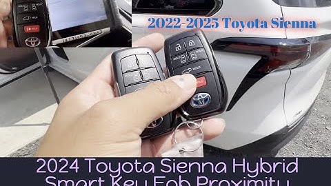 How to add Program Smart Proximity key Fob on 2024 Toyota Sienna Hybrid w/ 30Pin Obdstar Autel IM508