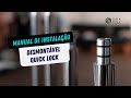 Como instalar  desmontvel quick lock