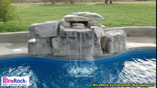 RicoRock 3 Foot Modular Waterfall