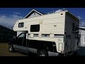 Tour of my 1992 Lance Squire 4000 Truck Camper 9' 4" Extended Cab Over.