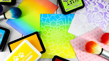 Card Making and Paper Crafting How To: Inkylicious Ink Brushes
