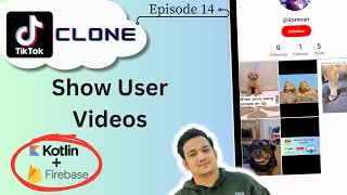 14 Videos List in GridView  | TikTok Clone | Kotlin Firebase | Android