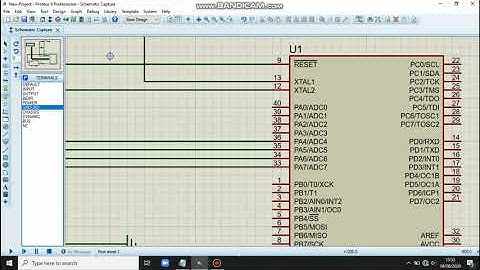 Membuat Tampilan pada LCD dengan Menggunakan Proteus dan Bascom AVR.