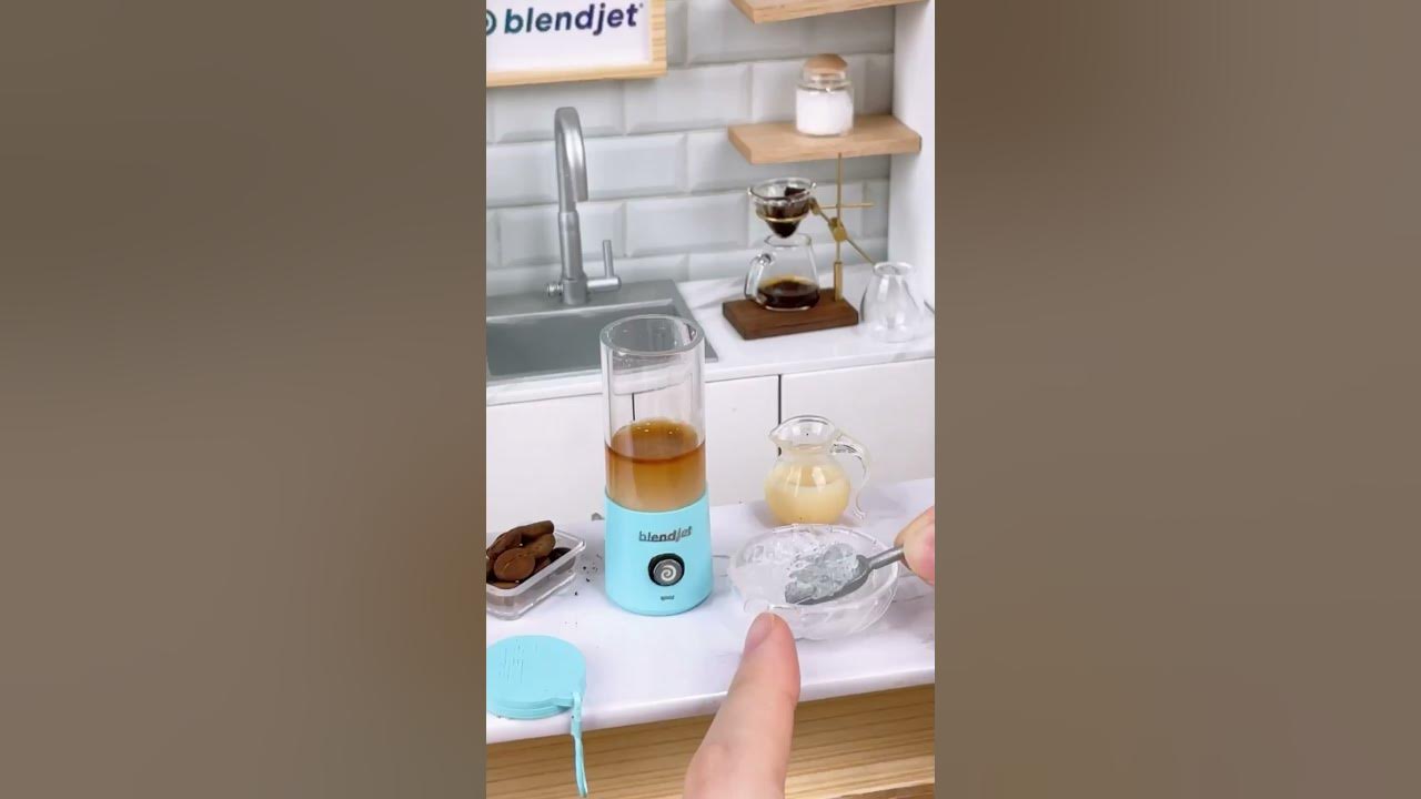 Mini Iced Latte BlendJet Recipe YouTube