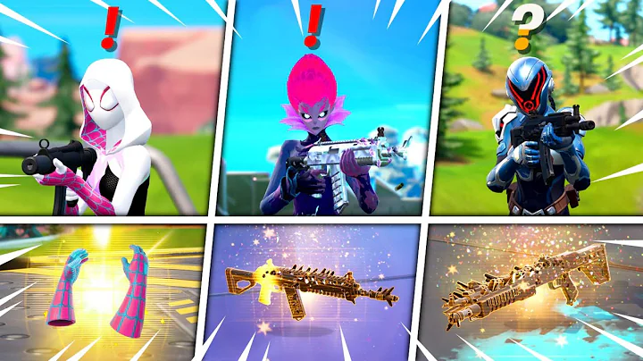 ALL BOSSES and MYTHICS in Fortnite Season 4! (Haro...
