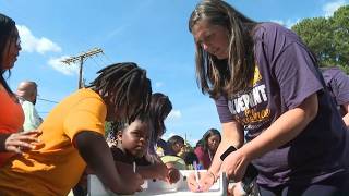 Guilford County Schools holds topping-out ceremony for new Sumner Elementary