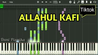 Piano - Allahul Kafi ( Viral Tiktok) | Belajar Piano Mudah