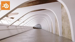 Blender Tutorial: Make A Modern Hallway (Architecture)