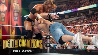 Full Match - Triple H Vs John Cena Wwe Title Match Wwe Night Of Champions 2008