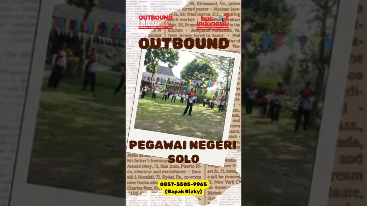 PAKET OUTBOUND LENGKAP SOLO | TIPS INDONESIA | 0857-5505-9965