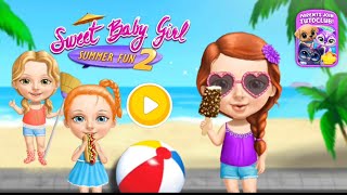 SWEET BABY GIRL SUMMER FUN 2 | PERMAINAN ANAK PEREMPUAN PERAWATAN KUDA PONI,SALON RAMBUT,MEMASAK screenshot 4