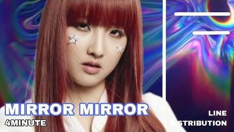 4MINUTE - Mirror Mirror [Line Distribution]