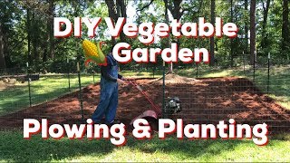 DIY Vegetable Garden - Plowing & Planting