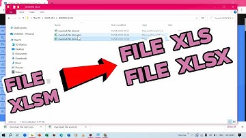 Tutorial Mengubah (Konversi) File Berformat Xlsm Jadi File Xls / Xlsx