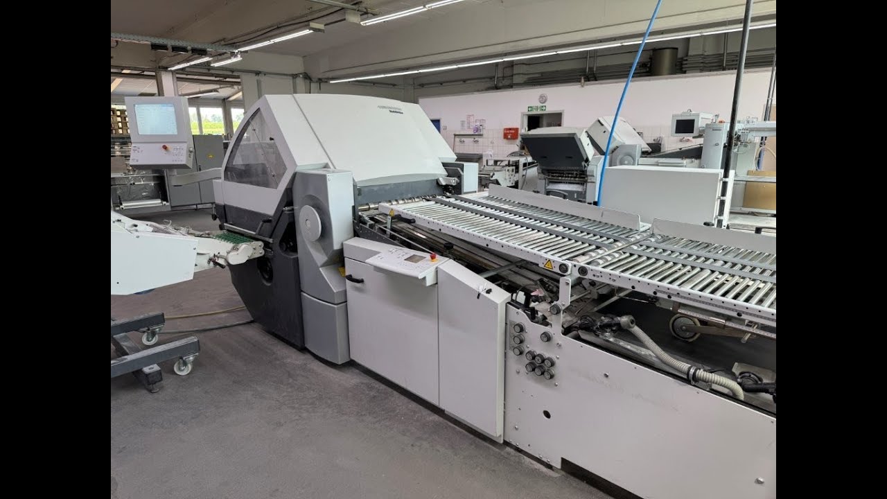HEIDELBERG-STAHLFOLDER KH 78/82 4KZ (2016) - YouTube