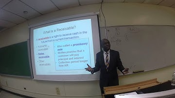 Video: Part 1 Ch 8 Receivables