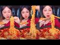 ASMR Extreme Spicy Fire Noodles Mukbang | Spicy Ramen &amp; Hot Pot Eating Show | Viral Chinese Food Big