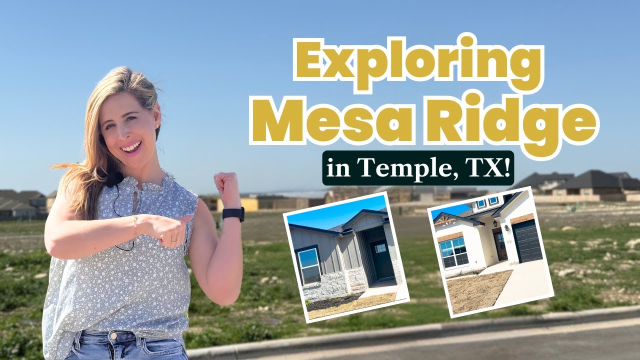 Лучшие новостройки в Темпле, штат Техас | Доступное жилье недалеко от Остина и Уэйко! [Меса-Ридж]