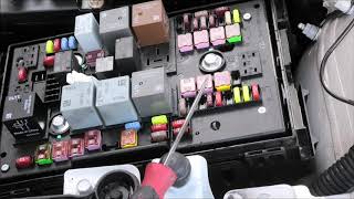 How to Find the Fuse Box on a Vauxhall Astra J 2013 1.6 SRI