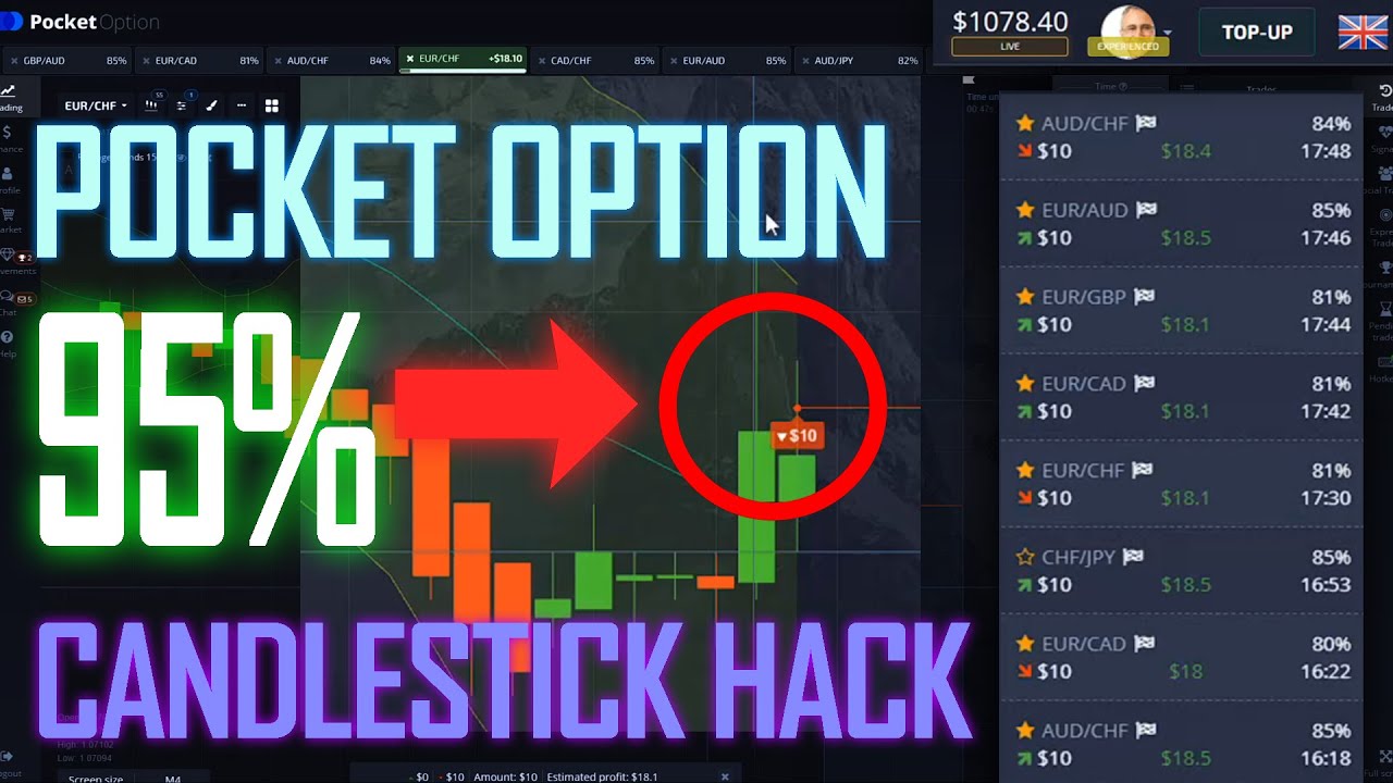 This CANDLESTICK will GROW Up your MONEY💹 | POCKET OPTION HACK 💲💲💲 ...