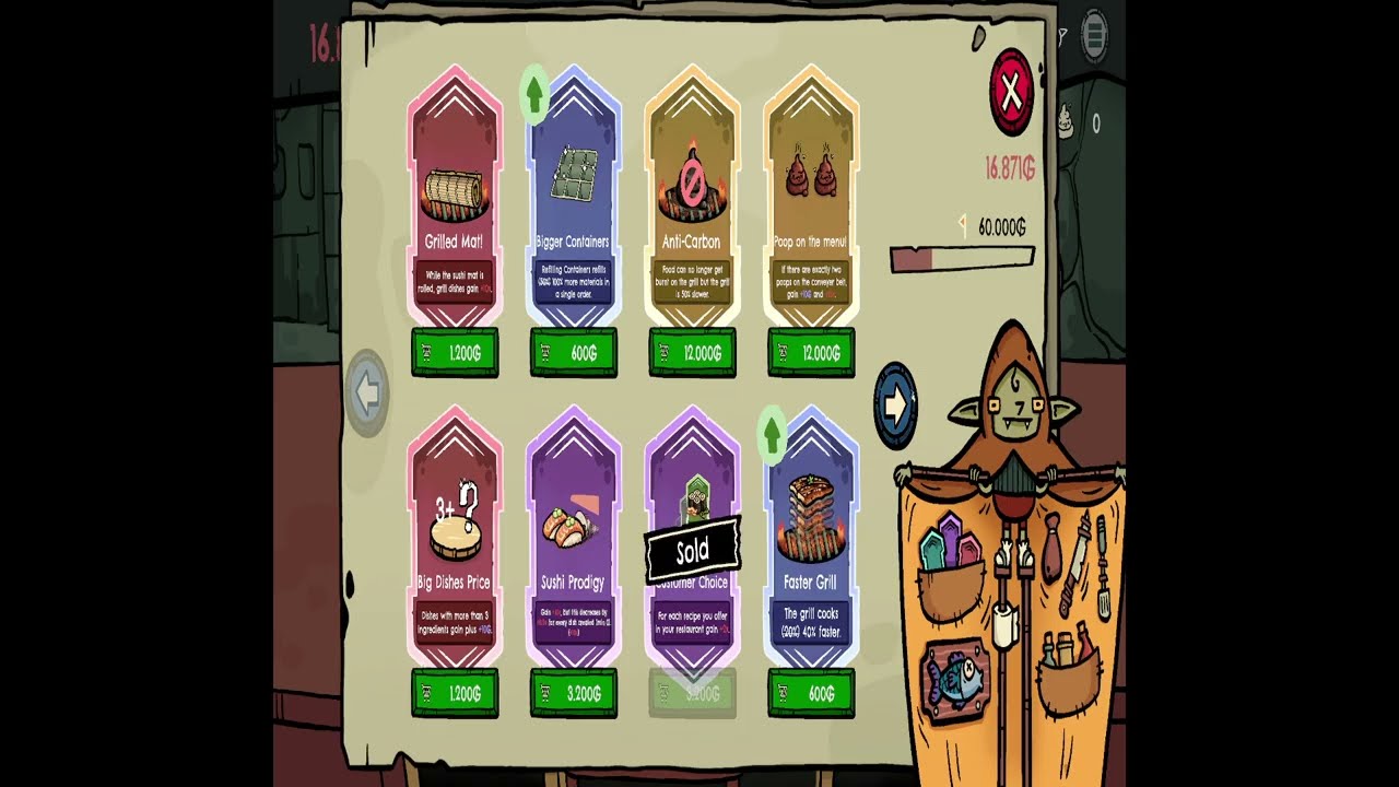 Goblin Sushi - 4th Playthrough (Win)