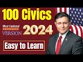 NEW! 100 Civics Questions and Answers (One &amp; Easy Answers) for US Citizenship Interview 2024