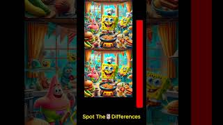 Spot the 5 differences | SpongeBob
