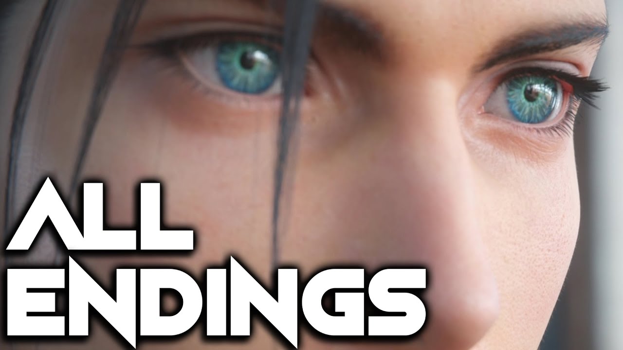 final-fantasy-7-remake-intergrade-all-endings-youtube