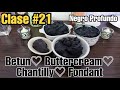 Betun♡Buttercream♡Crema para Batir & Fondant 🖤 Negro Profundo 🖤 Clase #21 👩‍🍳