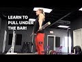 Drill to pull under the bar