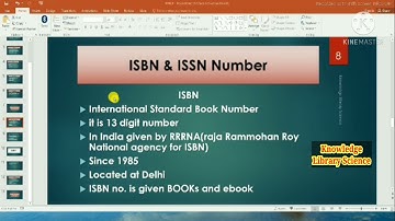 ISBN and ISSN detailed explanation