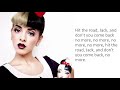 HIT THE ROAD JACK   Melanie Martinez Cover - LYRICS