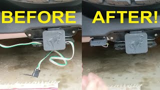 Installing weatherproof trailer hitch wiring connection on 2021 Ford Bronco by Budget Bronco 4,641 views 1 year ago 7 minutes, 21 seconds