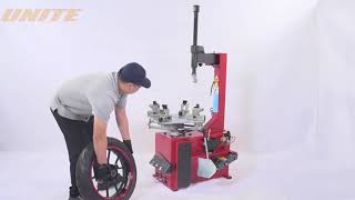 Unite U206 Semi-automatic Swing Arm Motorcycle & Automotive Manual Tire Changer