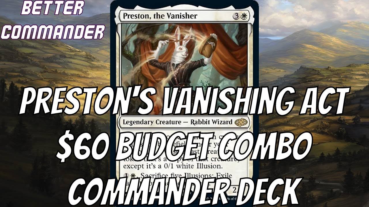 Preston's Vanishing Act 60 Combo Commander Deck YouTube