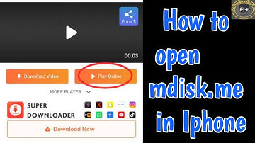 How to open mdisk.me in Iphone | mdisk.me in iphone |  Open mdisk.me on iphone mdisk