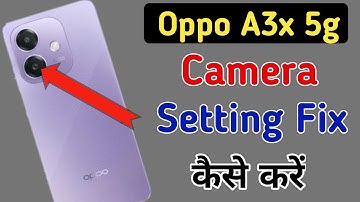 Oppo A3x 5g me camera setting reset kaise kare / how to reset camera settings in Oppo A3x