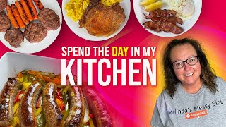 MEAL PREP & MEAL PLAN FOR THE WEEK | SPEND THE DAY WITH ME IN MY KITCHEN | Healthy Meal Plan