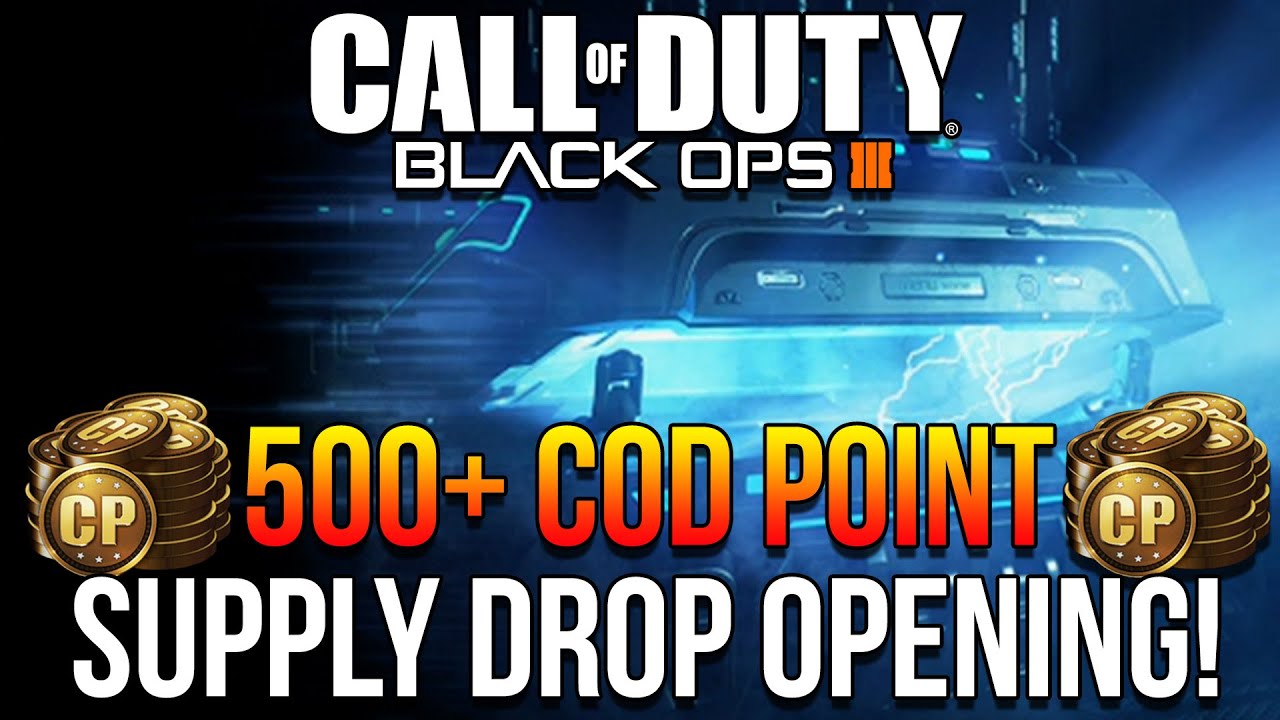Infinite Cod Points WORST SUPPLY DROP OPENING EVER!? (500 CoD Point